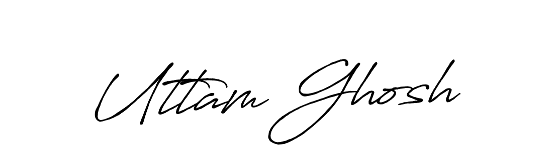 Also we have Uttam Ghosh name is the best signature style. Create professional handwritten signature collection using Antro_Vectra_Bolder autograph style. Uttam Ghosh signature style 7 images and pictures png