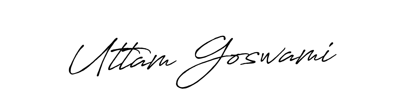 Uttam Goswami stylish signature style. Best Handwritten Sign (Antro_Vectra_Bolder) for my name. Handwritten Signature Collection Ideas for my name Uttam Goswami. Uttam Goswami signature style 7 images and pictures png