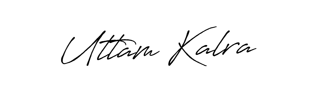 It looks lik you need a new signature style for name Uttam Kalra. Design unique handwritten (Antro_Vectra_Bolder) signature with our free signature maker in just a few clicks. Uttam Kalra signature style 7 images and pictures png