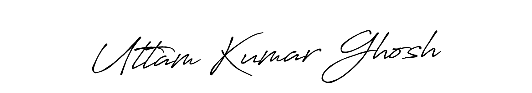 The best way (Antro_Vectra_Bolder) to make a short signature is to pick only two or three words in your name. The name Uttam Kumar Ghosh include a total of six letters. For converting this name. Uttam Kumar Ghosh signature style 7 images and pictures png