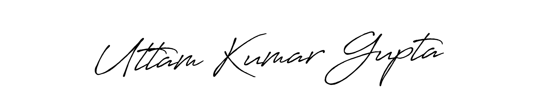Design your own signature with our free online signature maker. With this signature software, you can create a handwritten (Antro_Vectra_Bolder) signature for name Uttam Kumar Gupta. Uttam Kumar Gupta signature style 7 images and pictures png