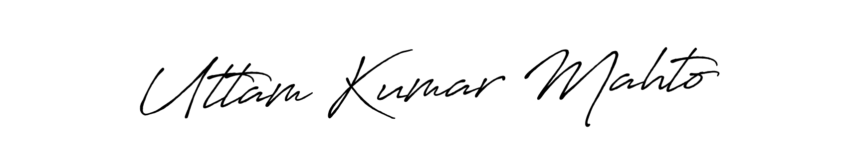 The best way (Antro_Vectra_Bolder) to make a short signature is to pick only two or three words in your name. The name Uttam Kumar Mahto include a total of six letters. For converting this name. Uttam Kumar Mahto signature style 7 images and pictures png