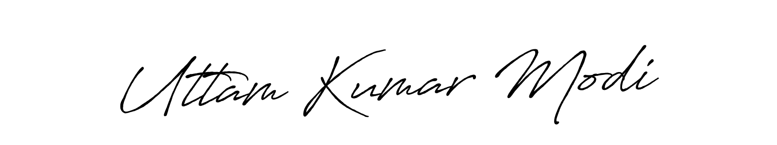 Use a signature maker to create a handwritten signature online. With this signature software, you can design (Antro_Vectra_Bolder) your own signature for name Uttam Kumar Modi. Uttam Kumar Modi signature style 7 images and pictures png