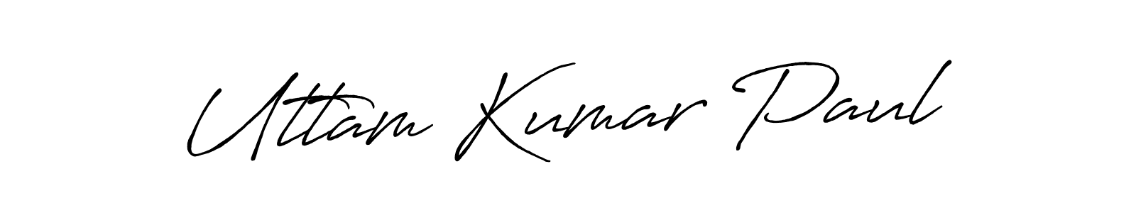 Uttam Kumar Paul stylish signature style. Best Handwritten Sign (Antro_Vectra_Bolder) for my name. Handwritten Signature Collection Ideas for my name Uttam Kumar Paul. Uttam Kumar Paul signature style 7 images and pictures png