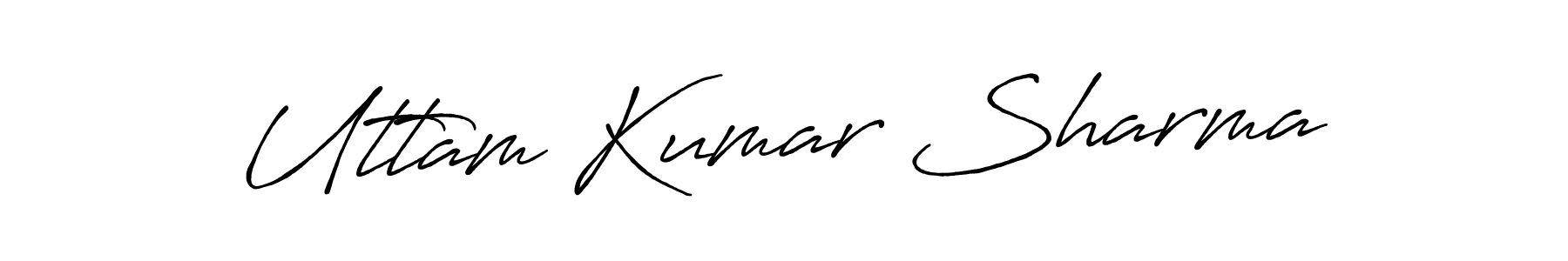 if you are searching for the best signature style for your name Uttam Kumar Sharma. so please give up your signature search. here we have designed multiple signature styles  using Antro_Vectra_Bolder. Uttam Kumar Sharma signature style 7 images and pictures png