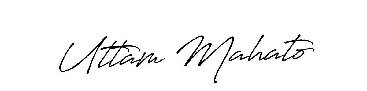 Antro_Vectra_Bolder is a professional signature style that is perfect for those who want to add a touch of class to their signature. It is also a great choice for those who want to make their signature more unique. Get Uttam Mahato name to fancy signature for free. Uttam Mahato signature style 7 images and pictures png