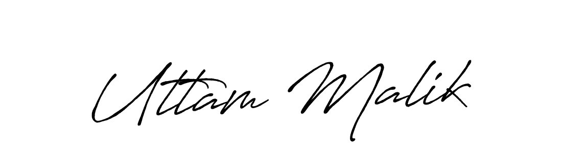 How to make Uttam Malik signature? Antro_Vectra_Bolder is a professional autograph style. Create handwritten signature for Uttam Malik name. Uttam Malik signature style 7 images and pictures png