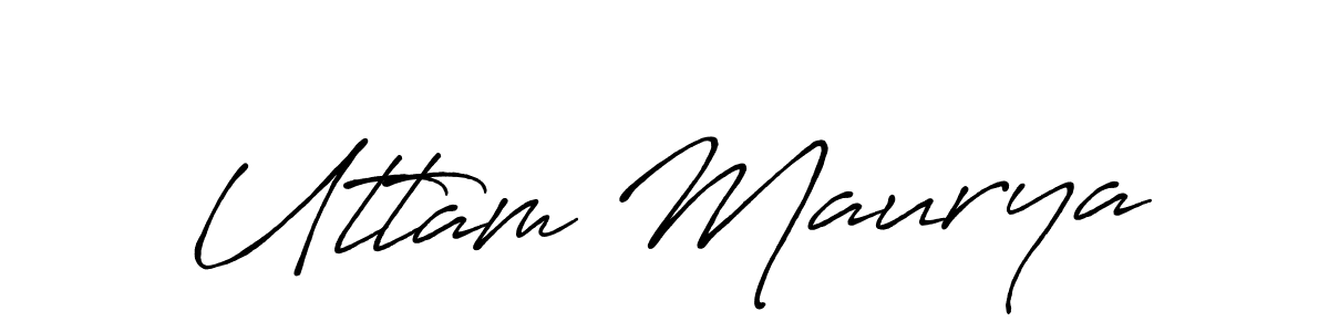 You should practise on your own different ways (Antro_Vectra_Bolder) to write your name (Uttam Maurya) in signature. don't let someone else do it for you. Uttam Maurya signature style 7 images and pictures png