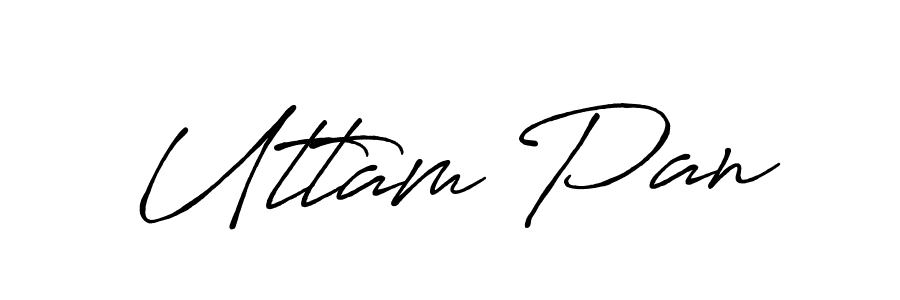 Use a signature maker to create a handwritten signature online. With this signature software, you can design (Antro_Vectra_Bolder) your own signature for name Uttam Pan. Uttam Pan signature style 7 images and pictures png