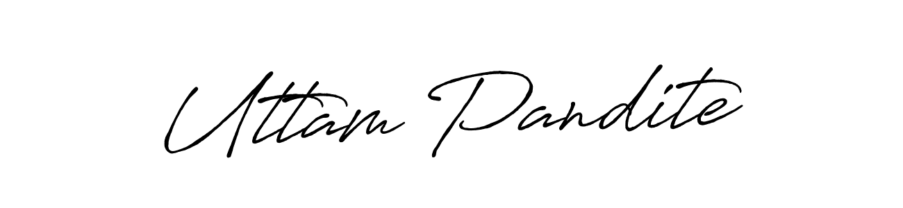 Also we have Uttam Pandite name is the best signature style. Create professional handwritten signature collection using Antro_Vectra_Bolder autograph style. Uttam Pandite signature style 7 images and pictures png