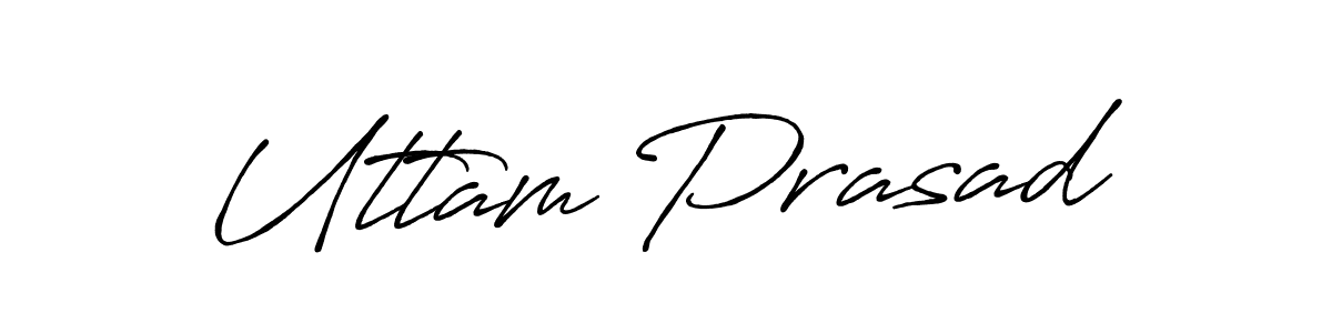 How to Draw Uttam Prasad signature style? Antro_Vectra_Bolder is a latest design signature styles for name Uttam Prasad. Uttam Prasad signature style 7 images and pictures png