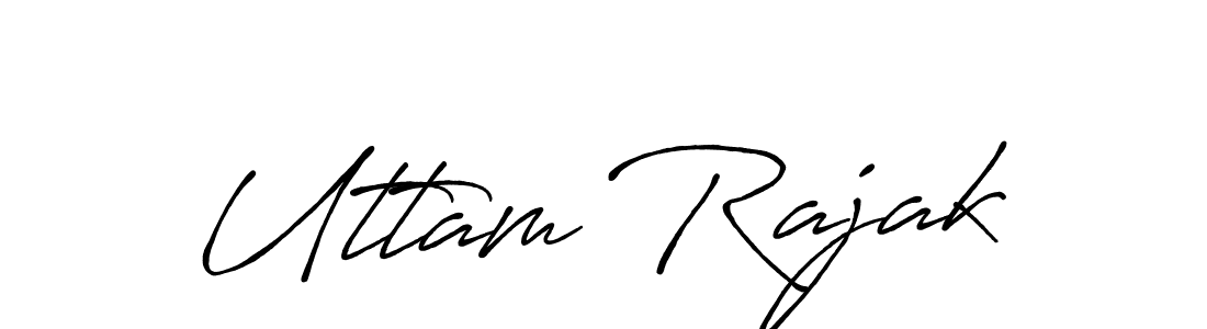 How to make Uttam Rajak signature? Antro_Vectra_Bolder is a professional autograph style. Create handwritten signature for Uttam Rajak name. Uttam Rajak signature style 7 images and pictures png