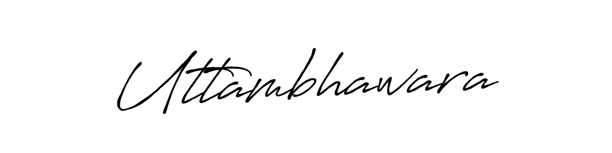 How to make Uttambhawara name signature. Use Antro_Vectra_Bolder style for creating short signs online. This is the latest handwritten sign. Uttambhawara signature style 7 images and pictures png
