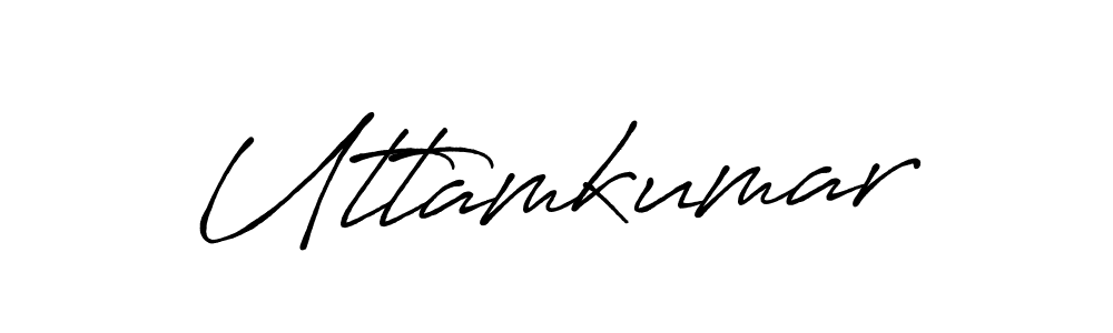 How to make Uttamkumar signature? Antro_Vectra_Bolder is a professional autograph style. Create handwritten signature for Uttamkumar name. Uttamkumar signature style 7 images and pictures png