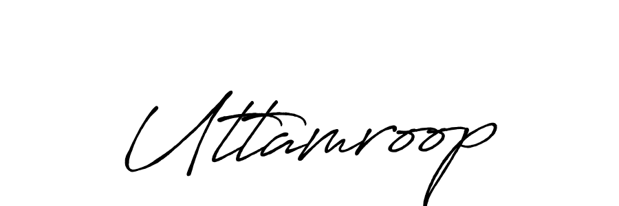 You can use this online signature creator to create a handwritten signature for the name Uttamroop. This is the best online autograph maker. Uttamroop signature style 7 images and pictures png