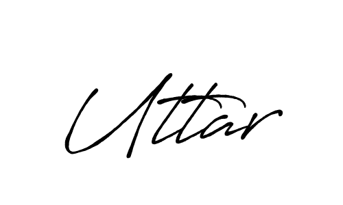 Create a beautiful signature design for name Uttar. With this signature (Antro_Vectra_Bolder) fonts, you can make a handwritten signature for free. Uttar signature style 7 images and pictures png