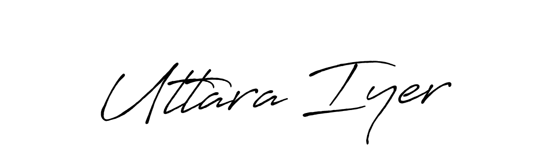 Similarly Antro_Vectra_Bolder is the best handwritten signature design. Signature creator online .You can use it as an online autograph creator for name Uttara Iyer. Uttara Iyer signature style 7 images and pictures png