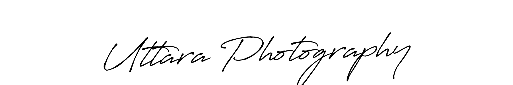 How to make Uttara Photography name signature. Use Antro_Vectra_Bolder style for creating short signs online. This is the latest handwritten sign. Uttara Photography signature style 7 images and pictures png