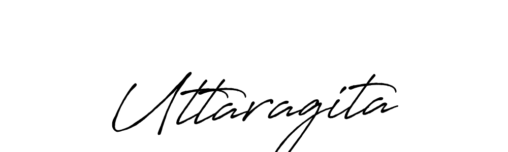 How to make Uttaragita name signature. Use Antro_Vectra_Bolder style for creating short signs online. This is the latest handwritten sign. Uttaragita signature style 7 images and pictures png