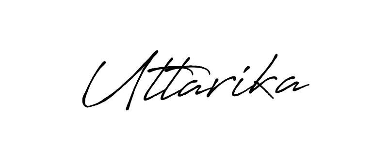 Uttarika stylish signature style. Best Handwritten Sign (Antro_Vectra_Bolder) for my name. Handwritten Signature Collection Ideas for my name Uttarika. Uttarika signature style 7 images and pictures png