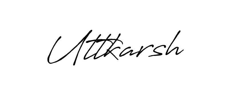 Also we have Uttkarsh name is the best signature style. Create professional handwritten signature collection using Antro_Vectra_Bolder autograph style. Uttkarsh signature style 7 images and pictures png