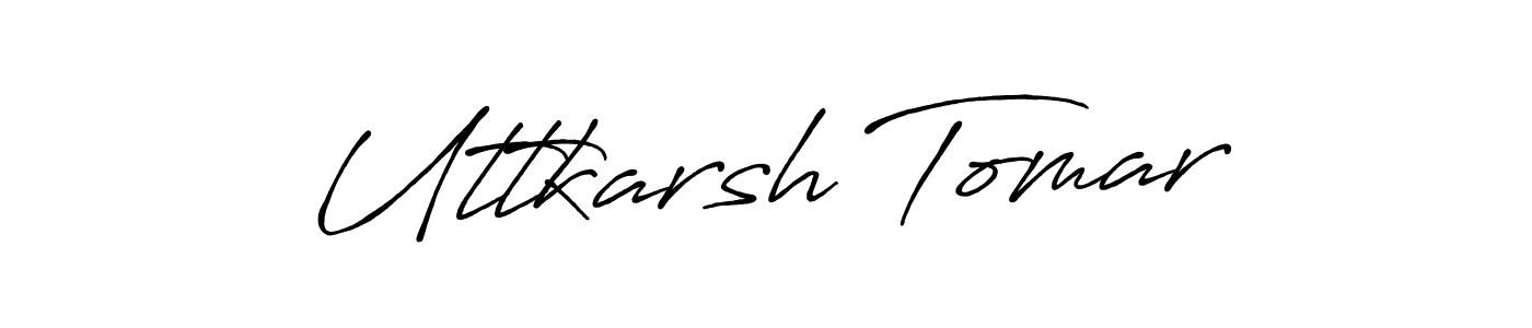 Make a short Uttkarsh Tomar signature style. Manage your documents anywhere anytime using Antro_Vectra_Bolder. Create and add eSignatures, submit forms, share and send files easily. Uttkarsh Tomar signature style 7 images and pictures png