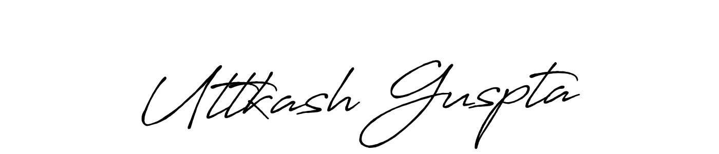 It looks lik you need a new signature style for name Uttkash Guspta. Design unique handwritten (Antro_Vectra_Bolder) signature with our free signature maker in just a few clicks. Uttkash Guspta signature style 7 images and pictures png