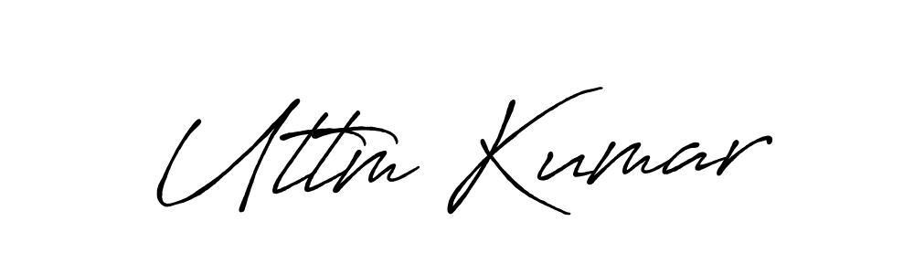 How to make Uttm Kumar signature? Antro_Vectra_Bolder is a professional autograph style. Create handwritten signature for Uttm Kumar name. Uttm Kumar signature style 7 images and pictures png
