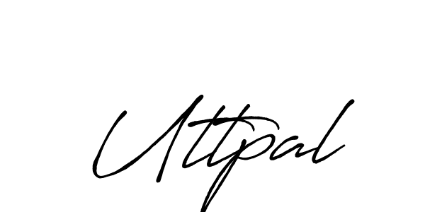 How to Draw Uttpal signature style? Antro_Vectra_Bolder is a latest design signature styles for name Uttpal. Uttpal signature style 7 images and pictures png