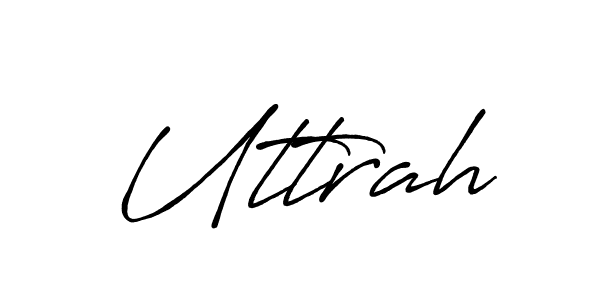 Create a beautiful signature design for name Uttrah. With this signature (Antro_Vectra_Bolder) fonts, you can make a handwritten signature for free. Uttrah signature style 7 images and pictures png