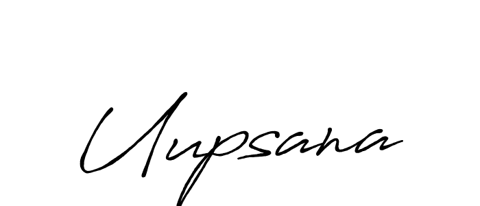 Design your own signature with our free online signature maker. With this signature software, you can create a handwritten (Antro_Vectra_Bolder) signature for name Uupsana. Uupsana signature style 7 images and pictures png