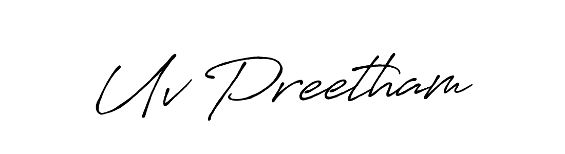 You can use this online signature creator to create a handwritten signature for the name Uv Preetham. This is the best online autograph maker. Uv Preetham signature style 7 images and pictures png