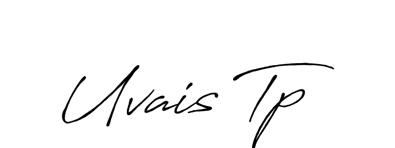 Use a signature maker to create a handwritten signature online. With this signature software, you can design (Antro_Vectra_Bolder) your own signature for name Uvais Tp. Uvais Tp signature style 7 images and pictures png