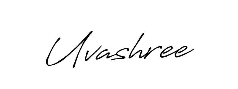 Also we have Uvashree name is the best signature style. Create professional handwritten signature collection using Antro_Vectra_Bolder autograph style. Uvashree signature style 7 images and pictures png