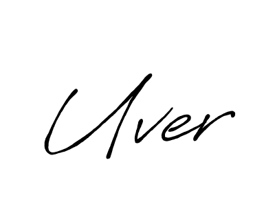 Best and Professional Signature Style for Uver. Antro_Vectra_Bolder Best Signature Style Collection. Uver signature style 7 images and pictures png