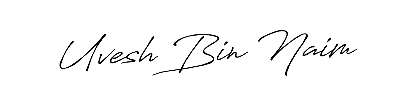 Best and Professional Signature Style for Uvesh Bin Naim. Antro_Vectra_Bolder Best Signature Style Collection. Uvesh Bin Naim signature style 7 images and pictures png