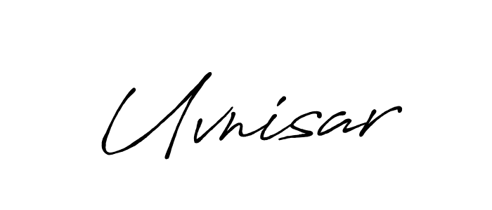 Here are the top 10 professional signature styles for the name Uvnisar. These are the best autograph styles you can use for your name. Uvnisar signature style 7 images and pictures png