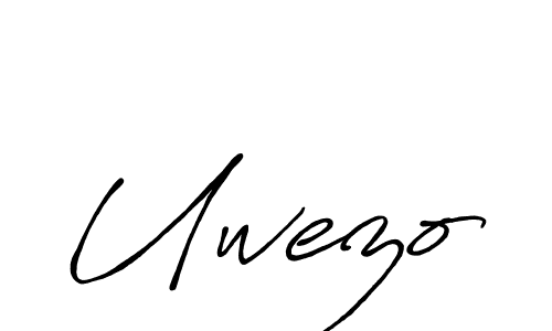 Also we have Uwezo name is the best signature style. Create professional handwritten signature collection using Antro_Vectra_Bolder autograph style. Uwezo signature style 7 images and pictures png