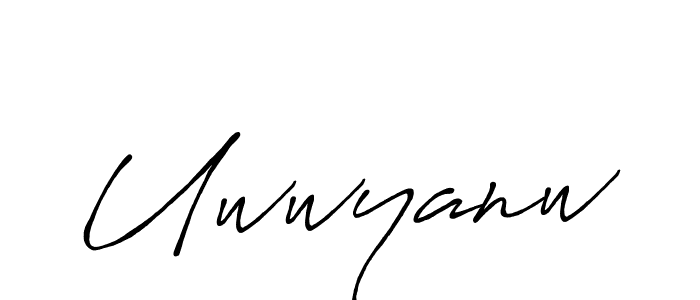 Make a beautiful signature design for name Uwwyanw. Use this online signature maker to create a handwritten signature for free. Uwwyanw signature style 7 images and pictures png