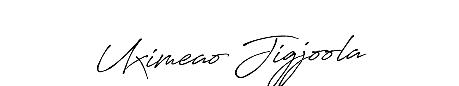 How to Draw Uximeao Jigjoola signature style? Antro_Vectra_Bolder is a latest design signature styles for name Uximeao Jigjoola. Uximeao Jigjoola signature style 7 images and pictures png