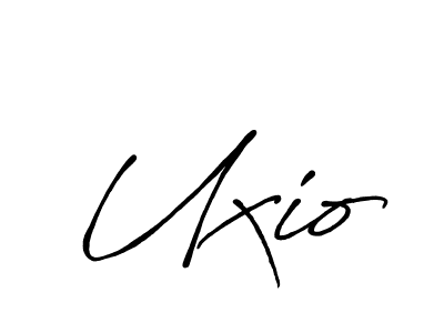 Create a beautiful signature design for name Uxio. With this signature (Antro_Vectra_Bolder) fonts, you can make a handwritten signature for free. Uxio signature style 7 images and pictures png