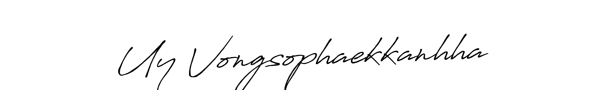 Here are the top 10 professional signature styles for the name Uy Vongsophaekkanhha. These are the best autograph styles you can use for your name. Uy Vongsophaekkanhha signature style 7 images and pictures png