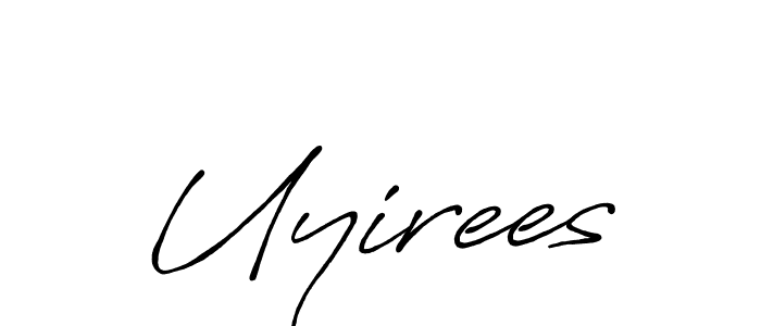 The best way (Antro_Vectra_Bolder) to make a short signature is to pick only two or three words in your name. The name Uyirees include a total of six letters. For converting this name. Uyirees signature style 7 images and pictures png