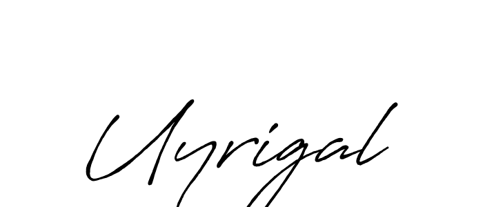 if you are searching for the best signature style for your name Uyrigal. so please give up your signature search. here we have designed multiple signature styles  using Antro_Vectra_Bolder. Uyrigal signature style 7 images and pictures png