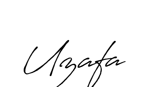 Use a signature maker to create a handwritten signature online. With this signature software, you can design (Antro_Vectra_Bolder) your own signature for name Uzafa. Uzafa signature style 7 images and pictures png