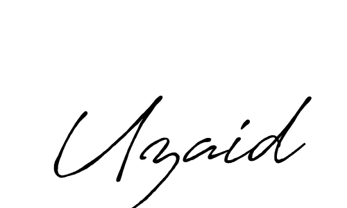 Antro_Vectra_Bolder is a professional signature style that is perfect for those who want to add a touch of class to their signature. It is also a great choice for those who want to make their signature more unique. Get Uzaid name to fancy signature for free. Uzaid signature style 7 images and pictures png