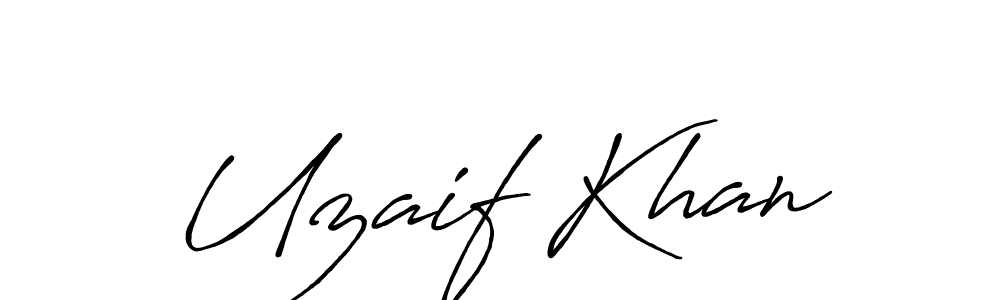 It looks lik you need a new signature style for name Uzaif Khan. Design unique handwritten (Antro_Vectra_Bolder) signature with our free signature maker in just a few clicks. Uzaif Khan signature style 7 images and pictures png