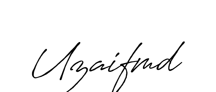 Also we have Uzaifmd name is the best signature style. Create professional handwritten signature collection using Antro_Vectra_Bolder autograph style. Uzaifmd signature style 7 images and pictures png