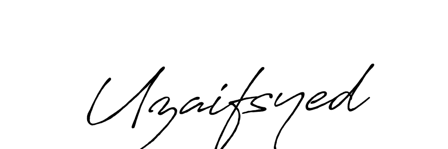 How to make Uzaifsyed signature? Antro_Vectra_Bolder is a professional autograph style. Create handwritten signature for Uzaifsyed name. Uzaifsyed signature style 7 images and pictures png