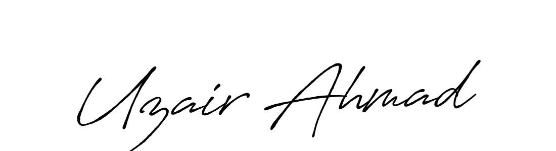 Make a short Uzair Ahmad signature style. Manage your documents anywhere anytime using Antro_Vectra_Bolder. Create and add eSignatures, submit forms, share and send files easily. Uzair Ahmad signature style 7 images and pictures png